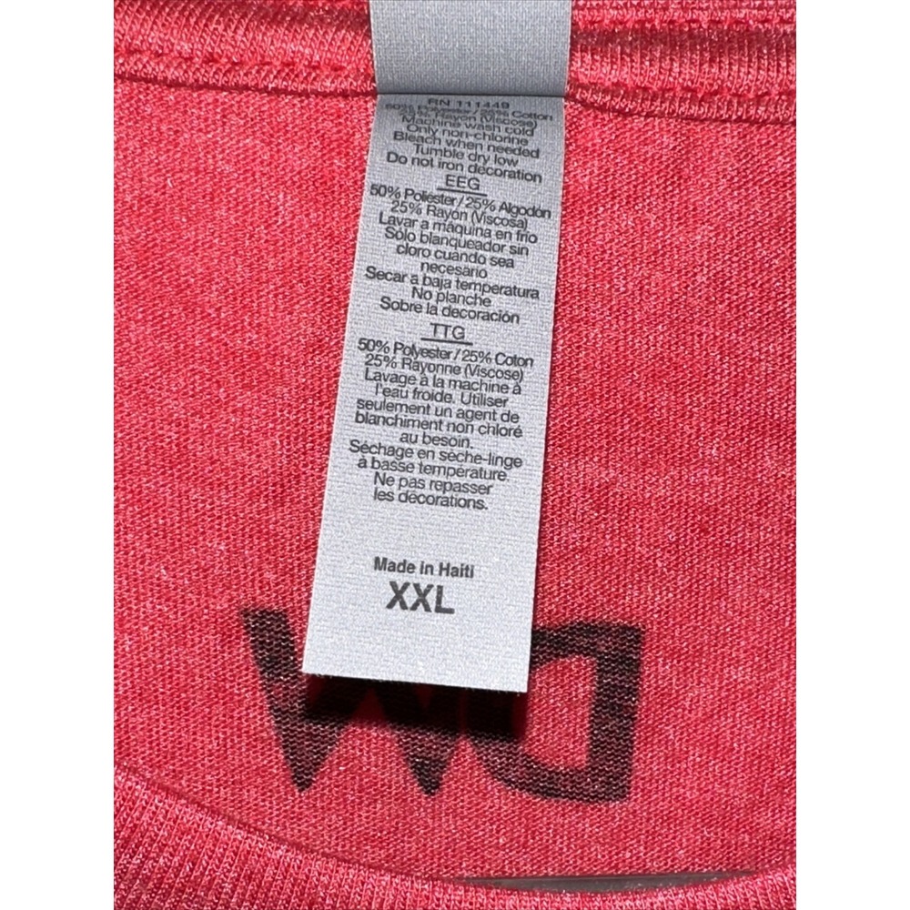 Next Level Mens XXL Red Insert Woke Slogan Graphic T-Shirt Short Sleeve Tee - Picture 9 of 13